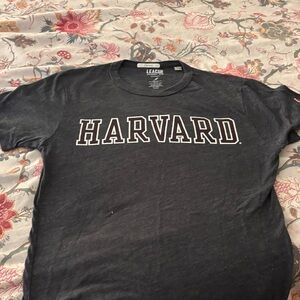 League Charcoal Harvard T-Shirt